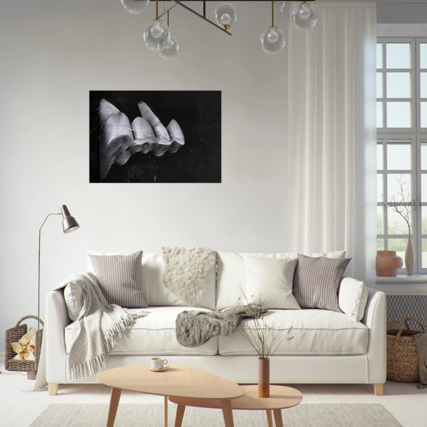 Jay DeFeo/BIG/The Crescent Bridge I - Jay DeFeo Brushed Aluminum Print - 70x100 cm / 28x40 inches | Jay DeFeo Aluminum Print | Jay DeFeo Prints