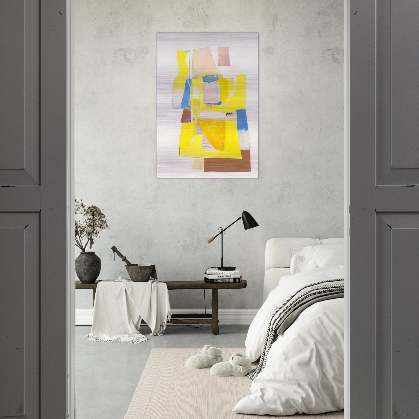 Sem título - Lyrical Abstraction - Menez Brushed Aluminum Print - 70x100 cm / 28x40 inches | Menez Aluminum Print | Menez Prints