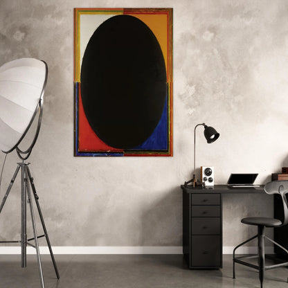 Bindu - 1985 - S. H. Raza Art Prints - 100x150 cm / 40x60″ inches | S. H. Raza Poster | S. H. Raza Prints