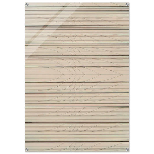 Untitled - 1970 - Nasreen Mohamedi Acrylic Print - 70x100 cm / 28x40″ inches | Nasreen Mohamedi Wall Art | Nasreen Mohamedi Prints