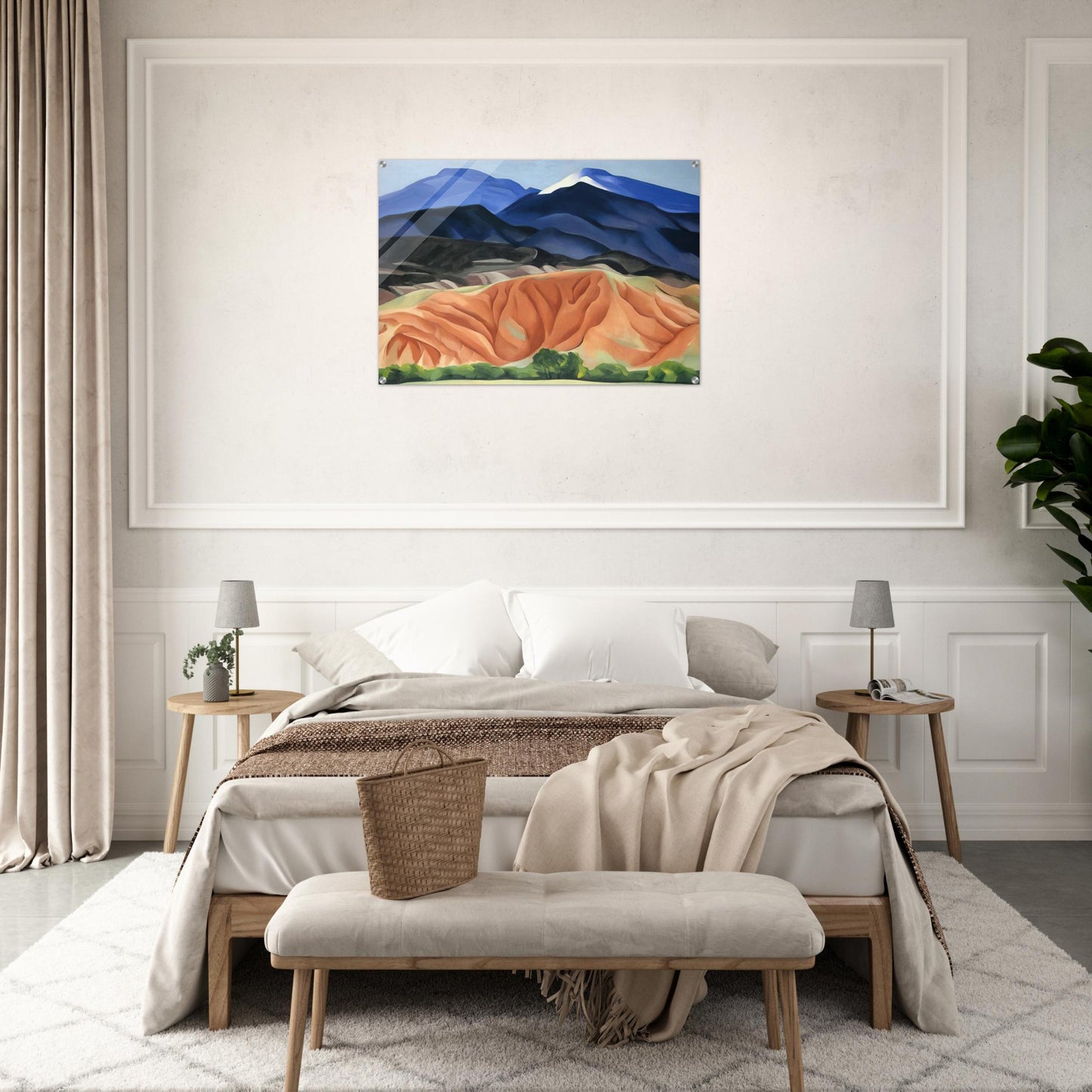 Black Mesa Landscape, New Mexico - Out Back of Mary`s II - Georgia O'Keeffe Acrylic Print - 70x100 cm / 28x40″ inches
