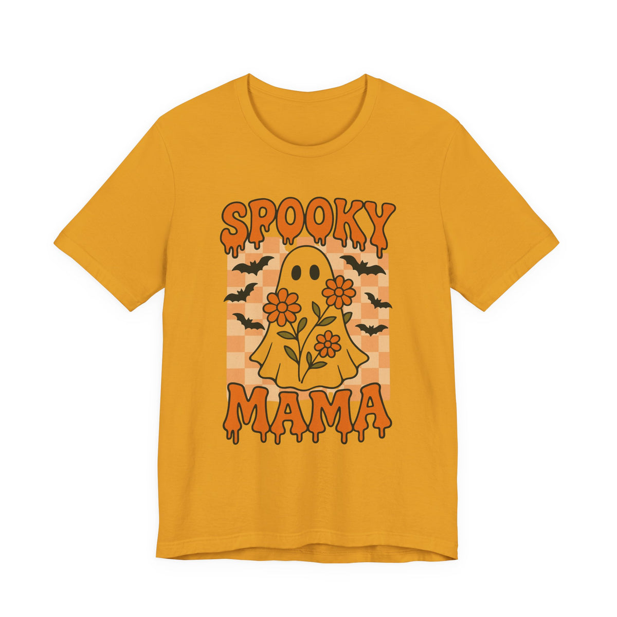 Spooky Mama Groovy Vintage Ghost Halloween Spooky Mom Moeder
