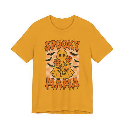Spooky Mama Groovy Vintage Ghost Halloween Spooky Mom Moeder