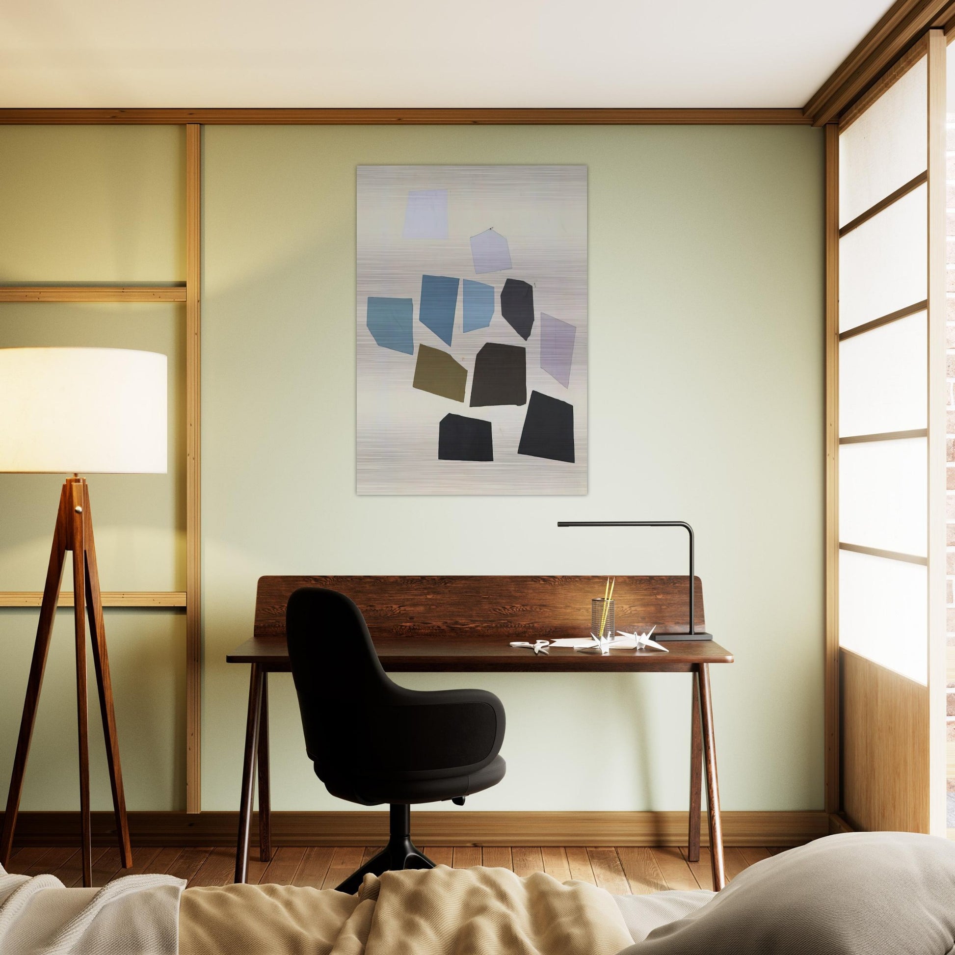 Abstraction - Post-Painterly Abstraction - Robert Goodnough Brushed Aluminum Print - 70x100 cm / 28x40 inches | Robert Goodnough Aluminum Print | Robert Goodnough Prints