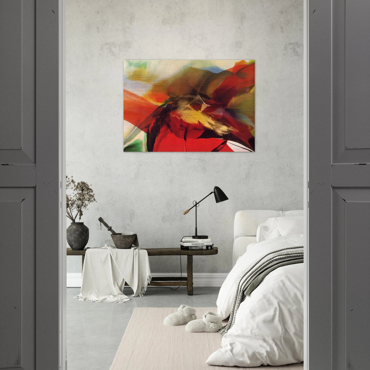 Phenomena Day of Zagorsk - Paul Jenkins Brushed Aluminum Print - 70x100 cm / 28x40 inches | Paul Jenkins Aluminum Print | Paul Jenkins Prints