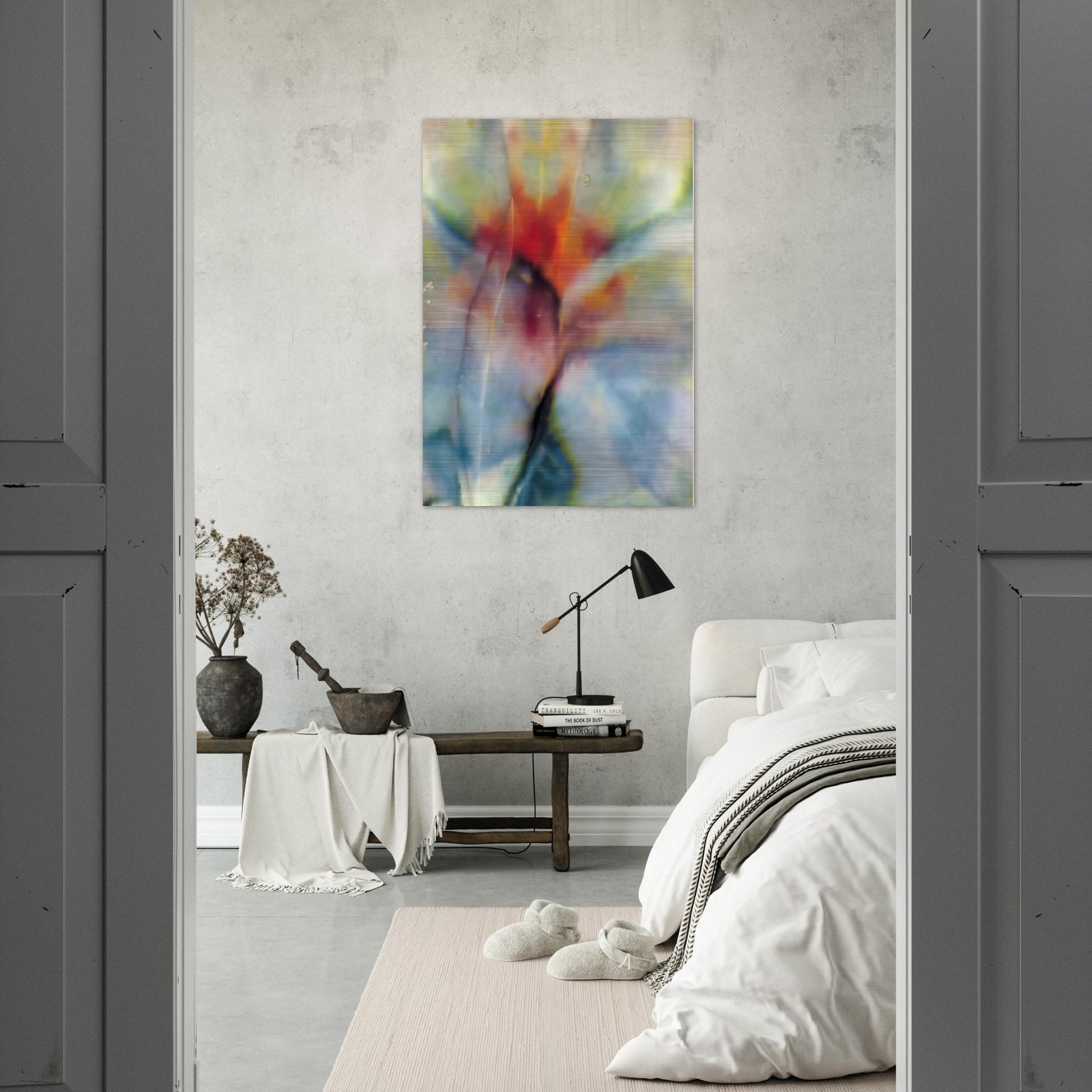 Abstraction - Sam Gilliam Brushed Aluminum Print - 70x100 cm / 28x40 inches | Sam Gilliam Aluminum Print | Sam Gilliam Prints
