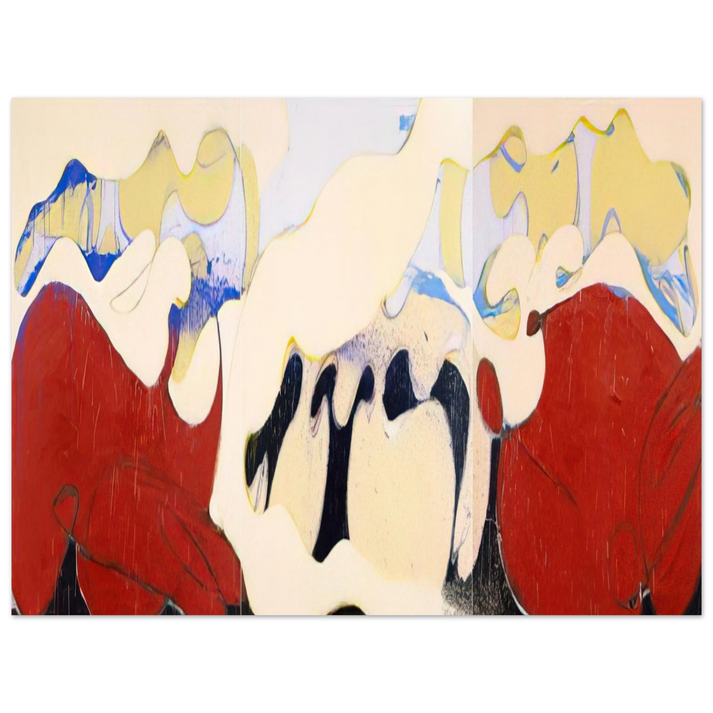 Norman Bluhm - Coney Island Beauty - 1974  75x100 cm / 30x40inches Fine Art Poster
