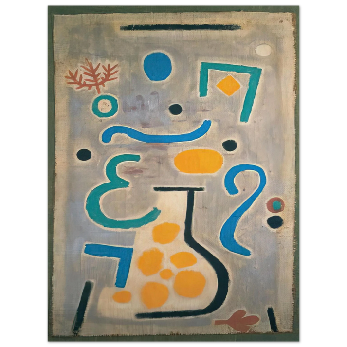 Paul Klee - THE VASE 1938  75x100 cm / 30x40inches Fine Art Poster