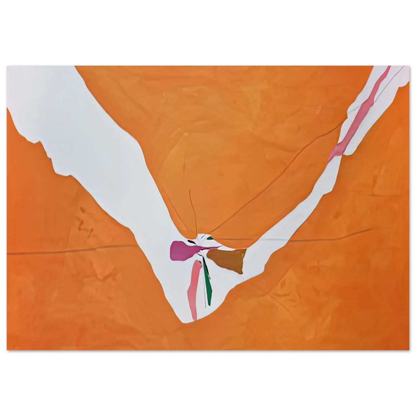 Helen Frankenthaler - Chairman of the Board, 1971- Wall Art - 21x29.7 cm / 8x12" - Premium Wooden Framed Poster With Fine Art Paper-canvas - Wood frame