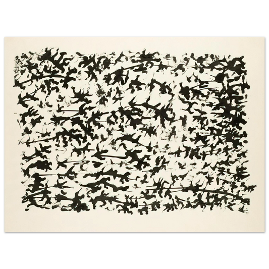 Henri Michaux - Untitled - Tachisme  75x100 cm / 30x40inches Fine Art Poster