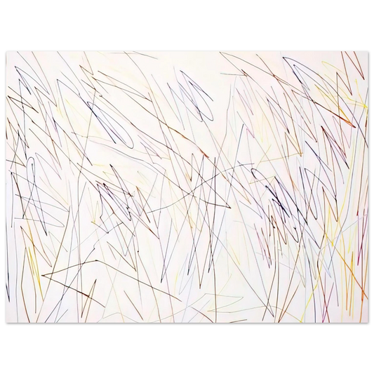 Ronnie Landfield - Iceberg - 1974  75x100 cm / 30x40inches Fine Art Poster
