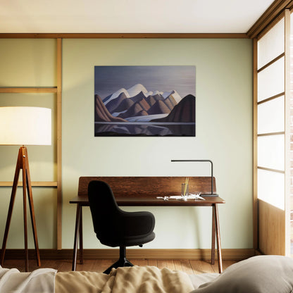 Mount Thule, Bylot Island - 1930 - Lawren Harris Brushed Aluminum Print - 70x100 cm / 28x40 inches | Lawren Harris Aluminum Print | Lawren Harris Prints