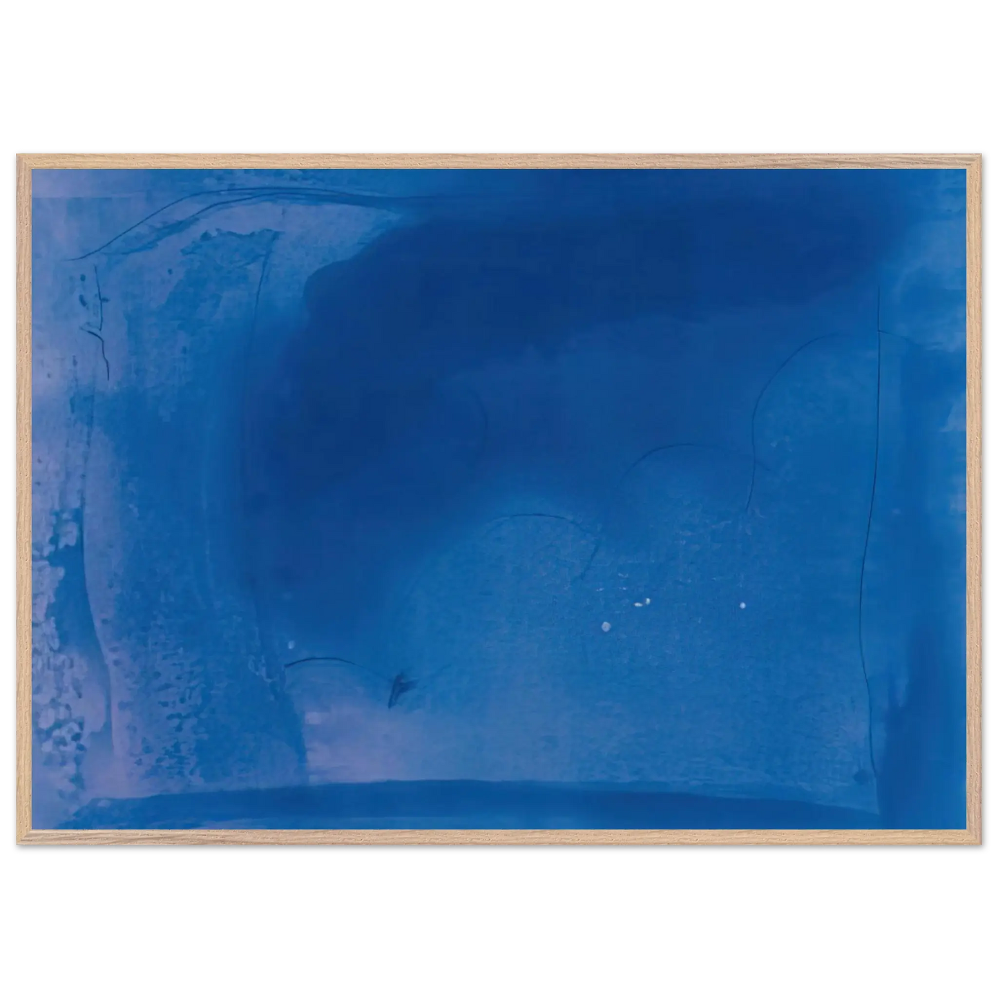Helen Frankenthaler - Corot s Mark - 1987 Wall art - A3 (29.7 x 42  cm) - Premium Wooden Framed Poster With Fine Art Paper - Black frame