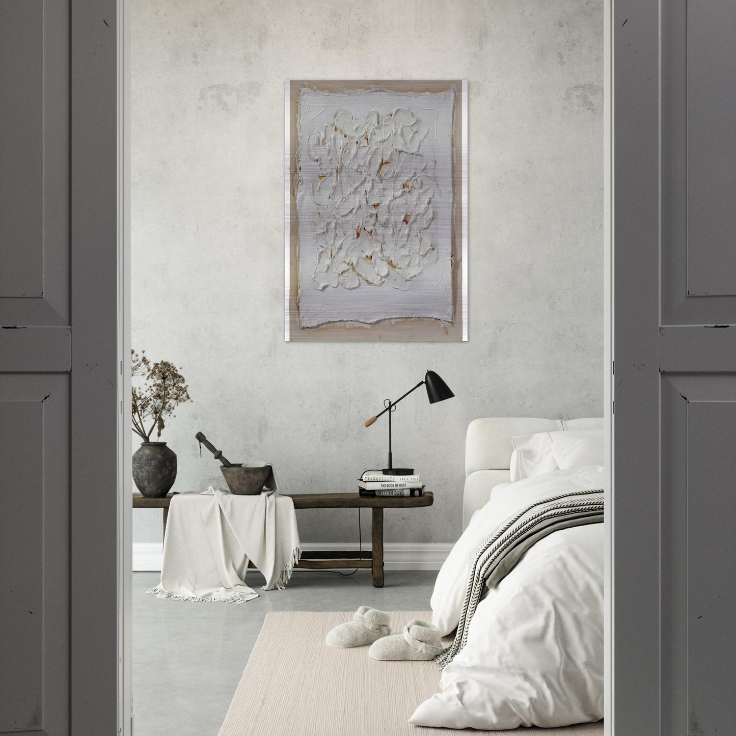 Untitled - Robert Ryman Brushed Aluminum Print - 70x100 cm / 28x40 inches | Robert Ryman Aluminum Print | Robert Ryman Prints