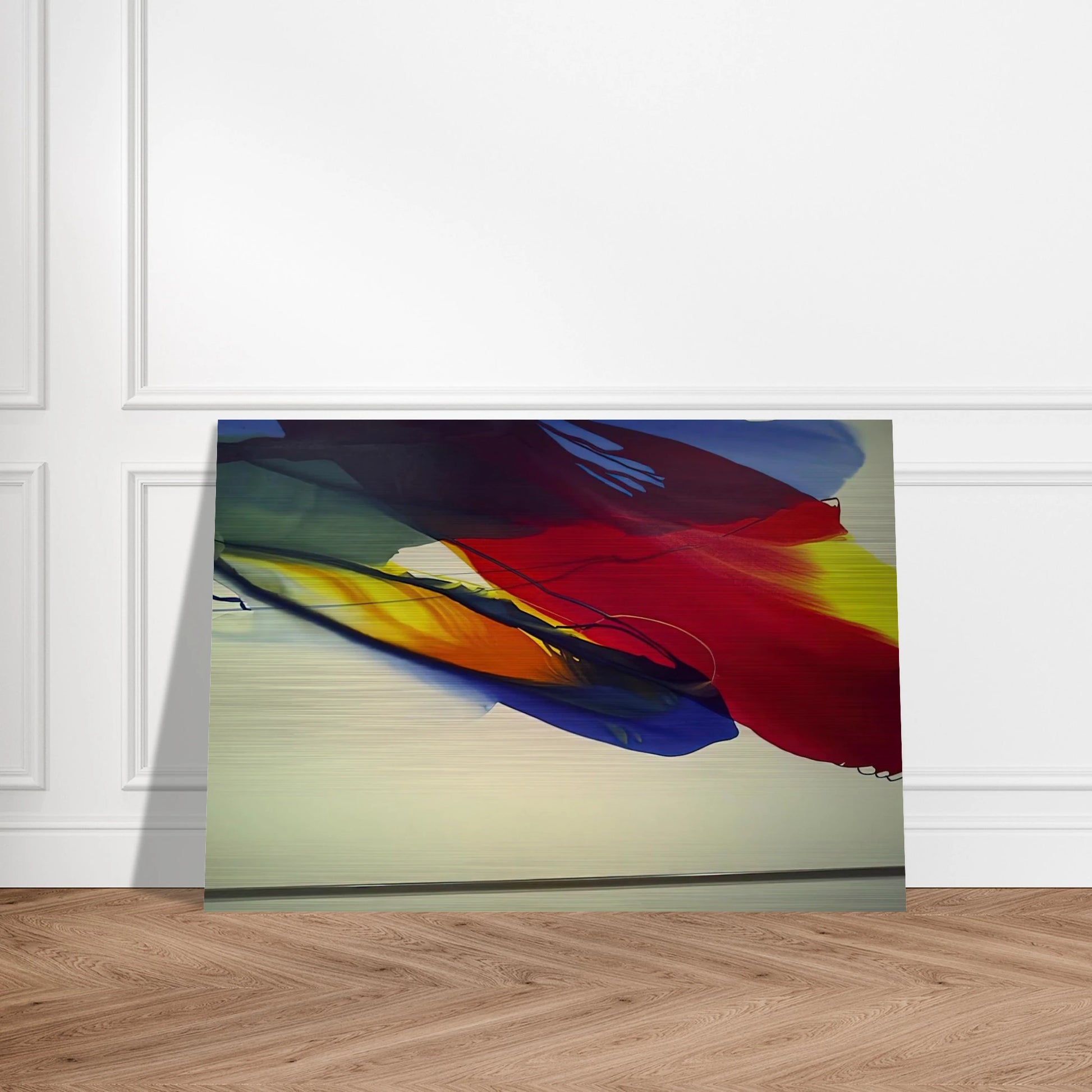 Phenomena Point Swing and Flank - Paul Jenkins Brushed Aluminum Print - 70x100 cm / 28x40 inches | Paul Jenkins Aluminum Print | Paul Jenkins Prints