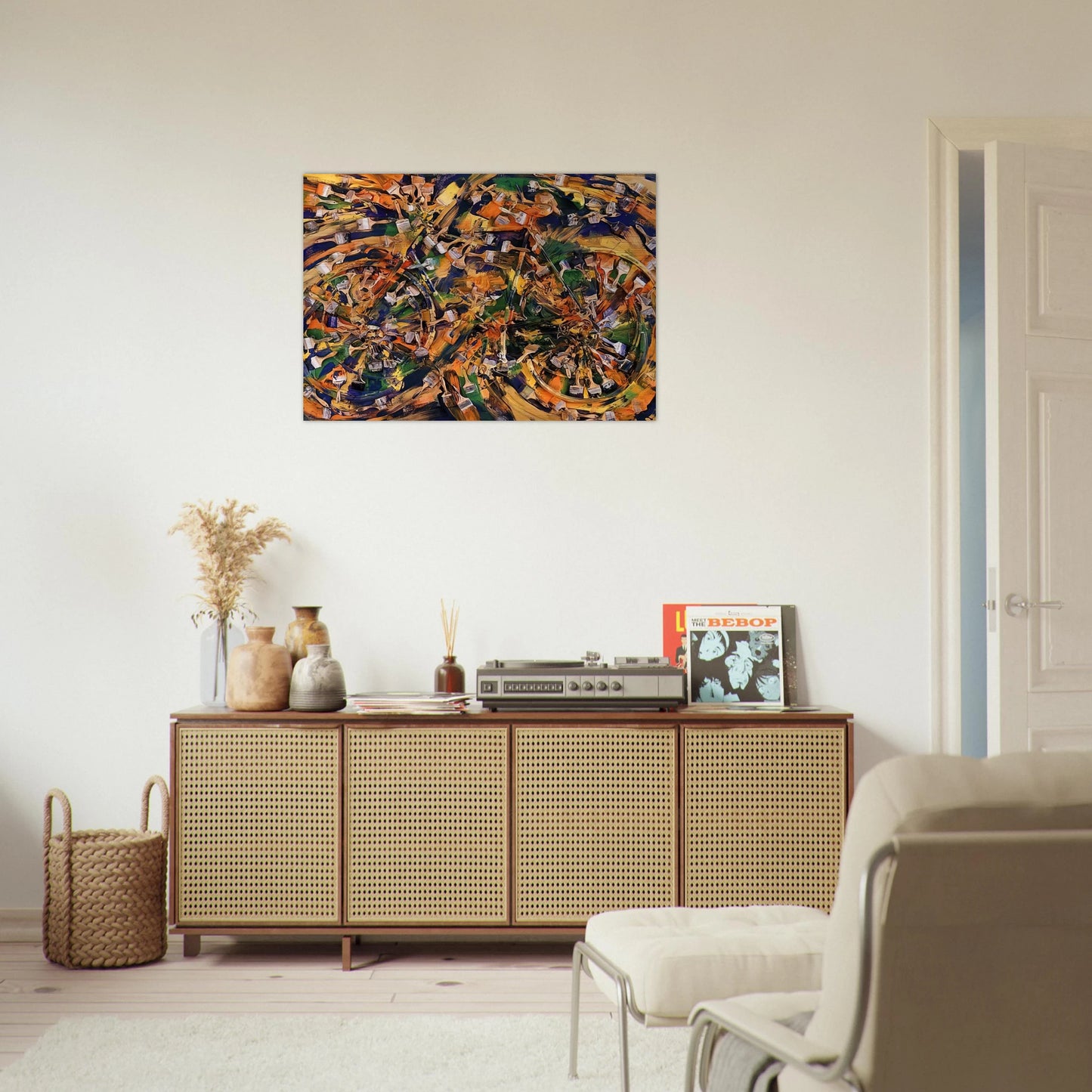 Wheels of Fortune - 1995 - Arman Brushed Aluminum Print - 70x100 cm / 28x40 inches | Arman Aluminum Print | Arman Prints