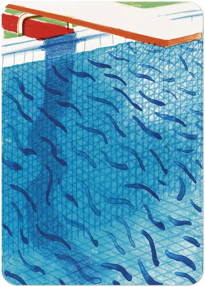 David Hockney By David Hockney Pack of 10 Post Cards | David Hockney Post Cards | A6 (10.5 x 14.8 cm) - 4.1 x 5.8 inches