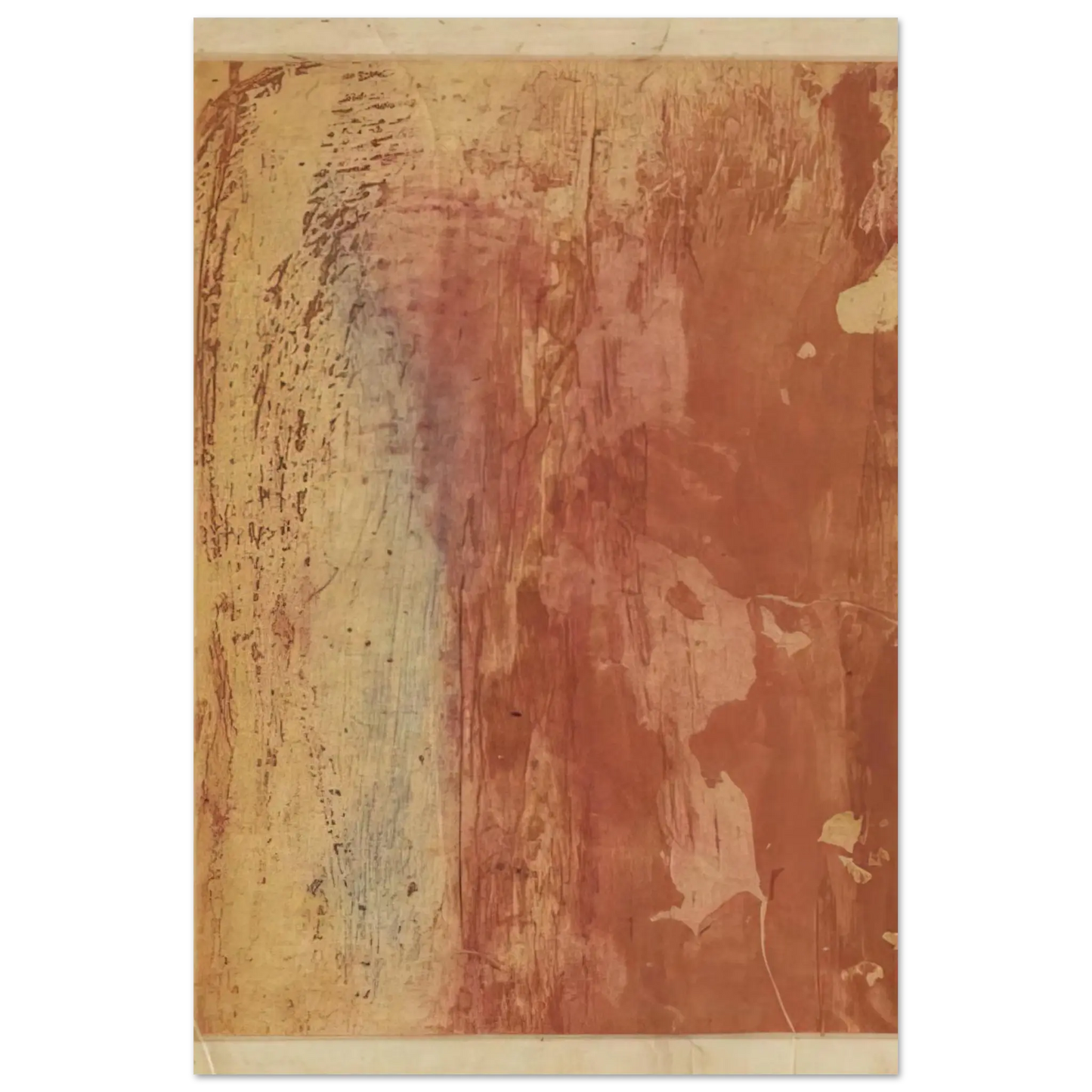 Helen Frankenthaler - Ganymede - 1978 Wall art - A1 (59.4 x 84.1  cm) - Premium Wooden Framed Poster With Fine Art Paper - White frame