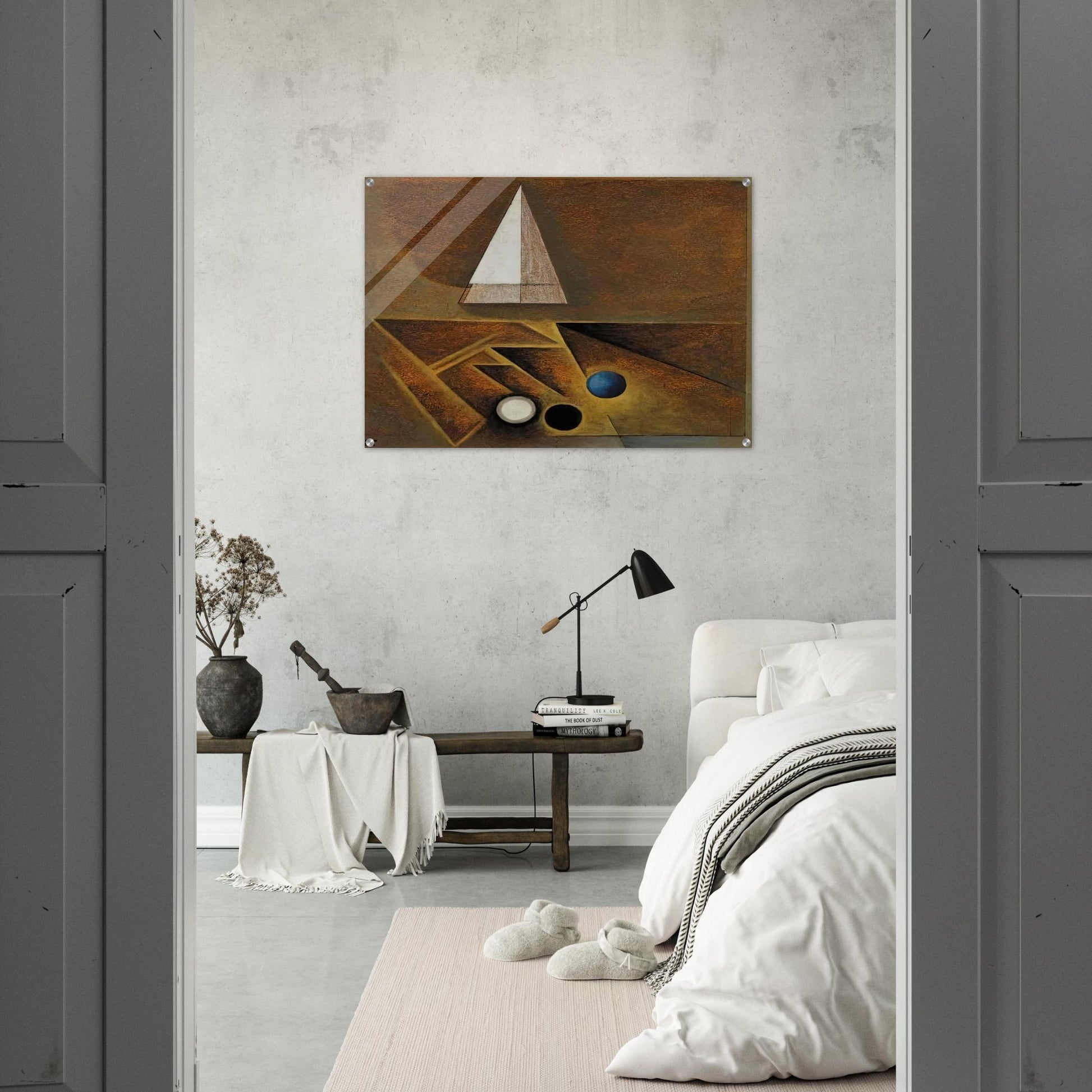 Sketch Painted in Santa Fe, New Mexico - 1944 - Lawren Harris Acrylic Print - 70x100 cm / 28x40″ inches