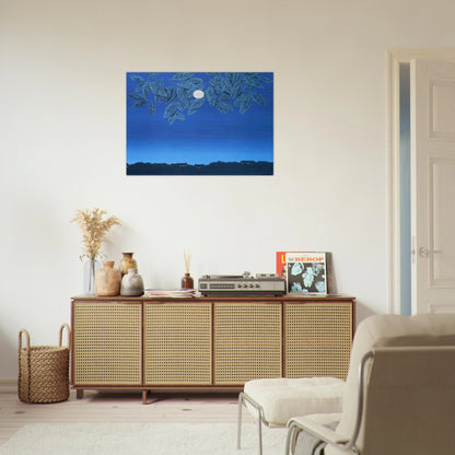 THE BLANK PAGE 1967 - Rene Magritte Brushed Aluminum Print - 70x100 cm / 28x40 inches | Rene Magritte Aluminum Print | Rene Magritte Prints