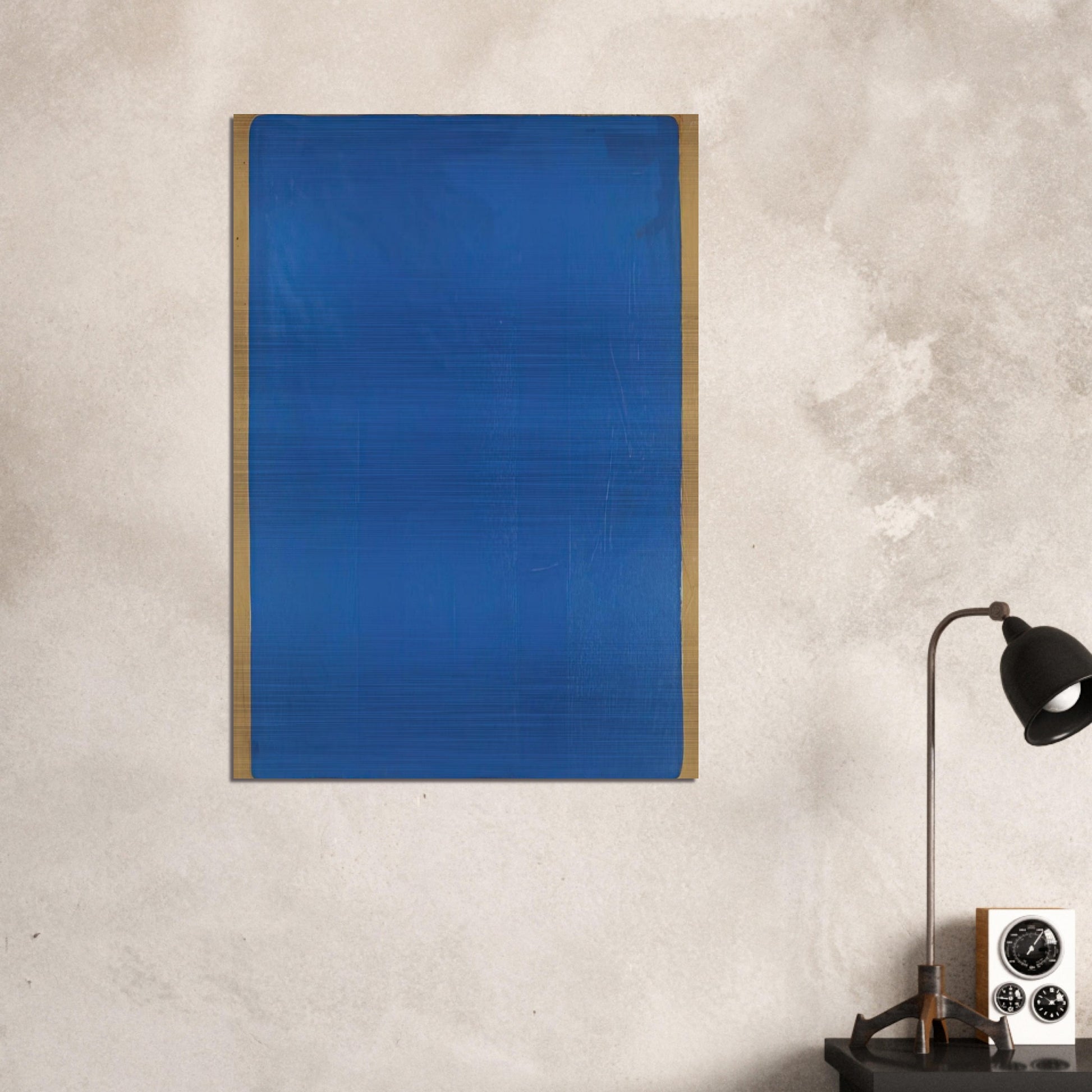 Monocromo blu - 1961 - Mario Schifano Brushed Aluminum Print - 70x100 cm / 28x40 inches | Mario Schifano Aluminum Print | Mario Schifano Prints