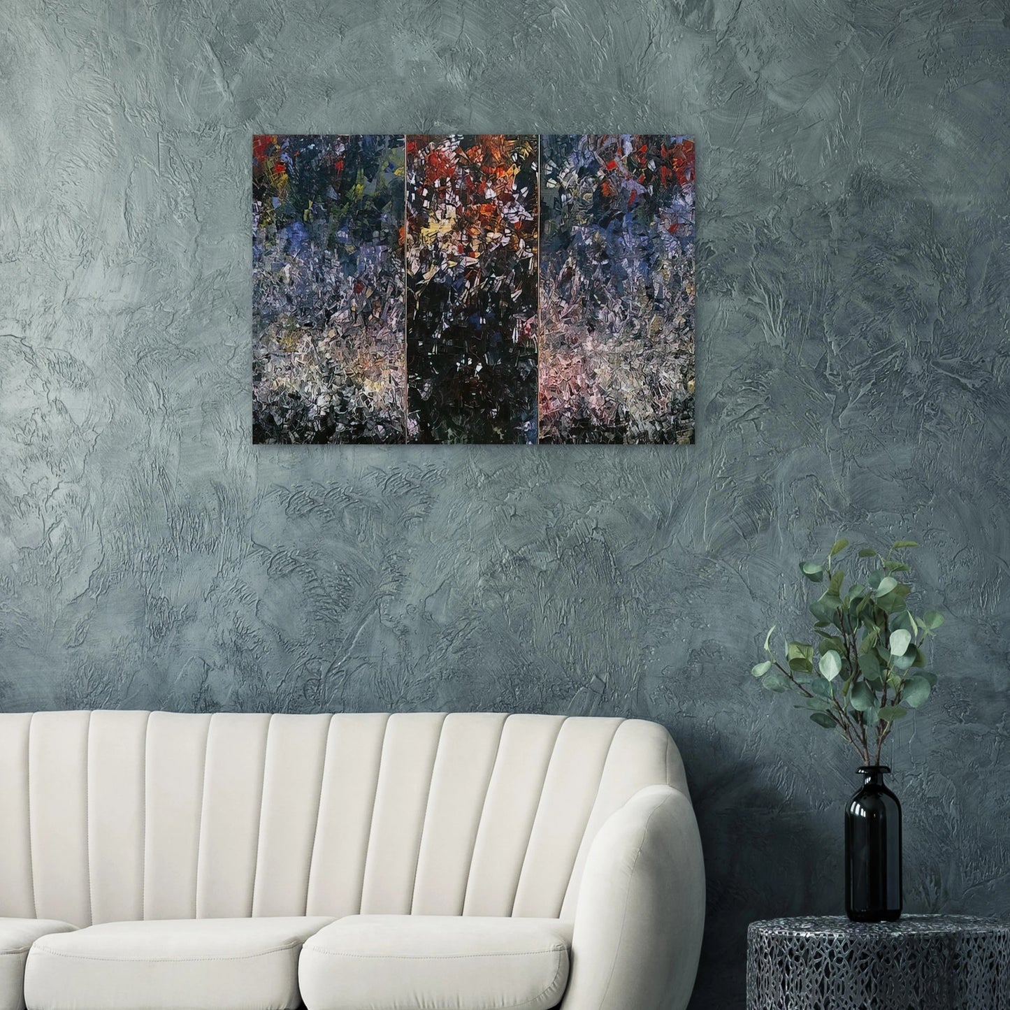 Pavane - Jean-Paul Riopelle Brushed Aluminum Print - 70x100 cm / 28x40 inches | Jean-Paul Riopelle Aluminum Print | Jean-Paul Riopelle Prints