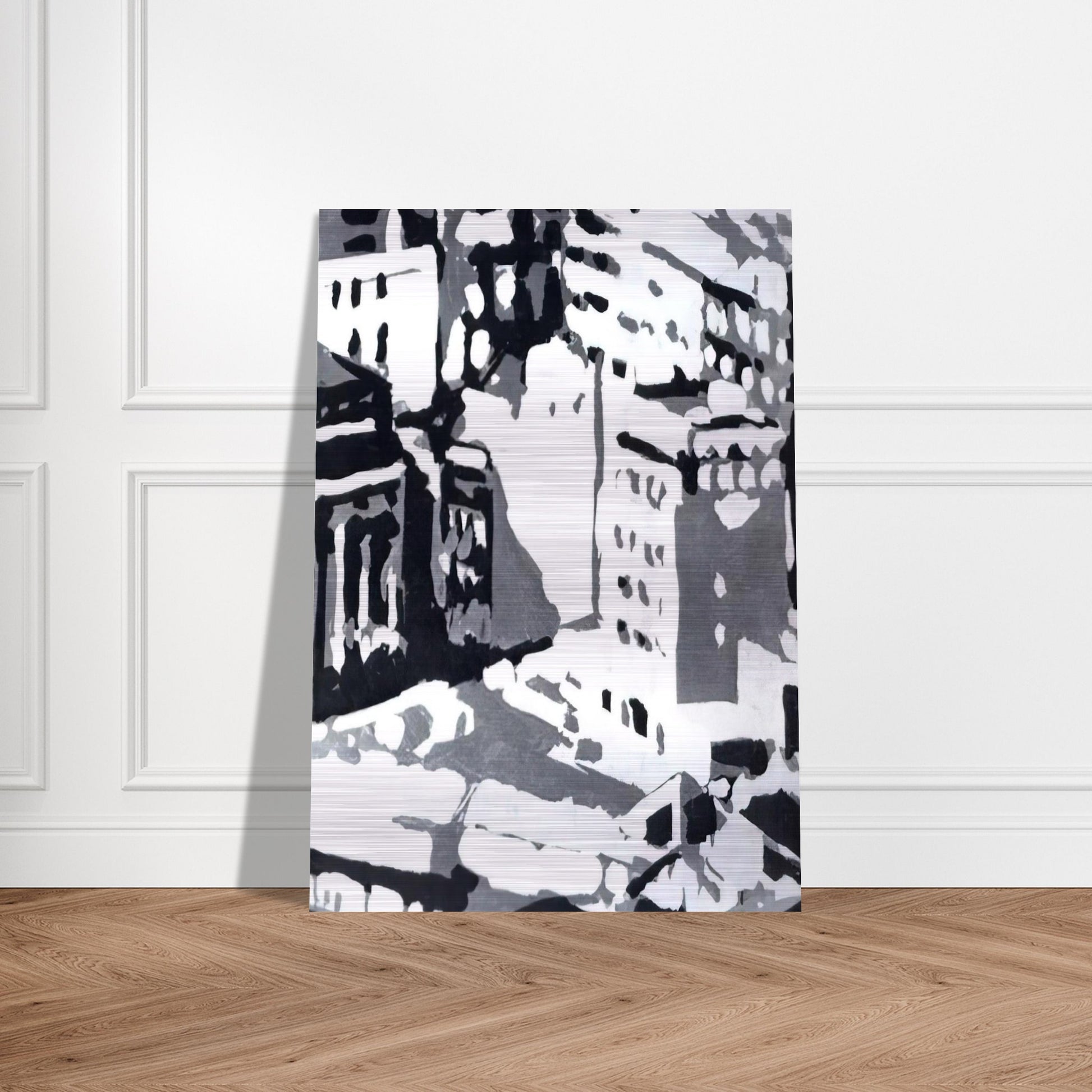 TOWNSCAPE 1969 1 - Gerhard Richter Brushed Aluminum Print - 70x100 cm / 28x40 inches | Gerhard Richter Aluminum Print | Gerhard Richter Prints