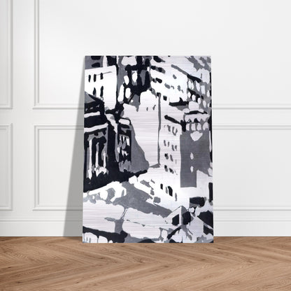 TOWNSCAPE 1969 1 - Gerhard Richter Brushed Aluminum Print - 70x100 cm / 28x40 inches | Gerhard Richter Aluminum Print | Gerhard Richter Prints