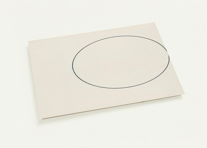 Circle Line By Ellsworth Kelly Pack of 10 Post Cards | Ellsworth Kelly Post Cards | A6 (10.5 x 14.8 cm) - 4.1 x 5.8 inches