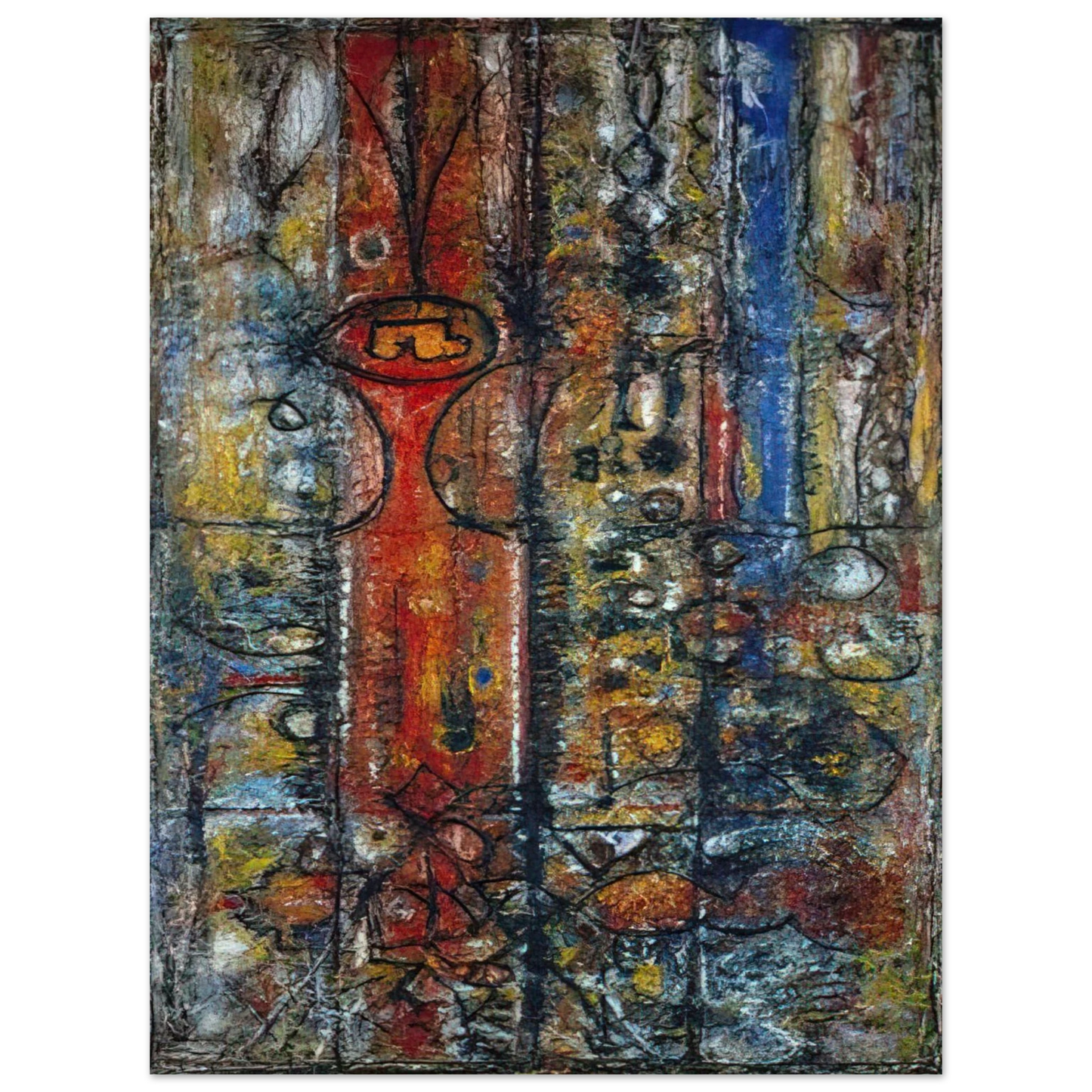 Richard Pousette-Dart - The Magnificent  75x100 cm / 30x40inches Fine Art Poster