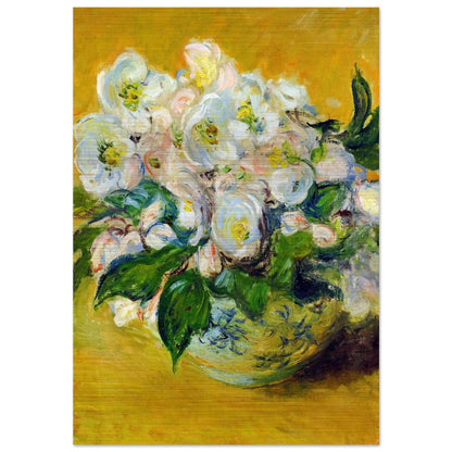 Christmas Roses - claude monet Brushed Aluminum Print - 70x100 cm / 28x40 inches | claude monet Aluminum Print | claude monet Prints