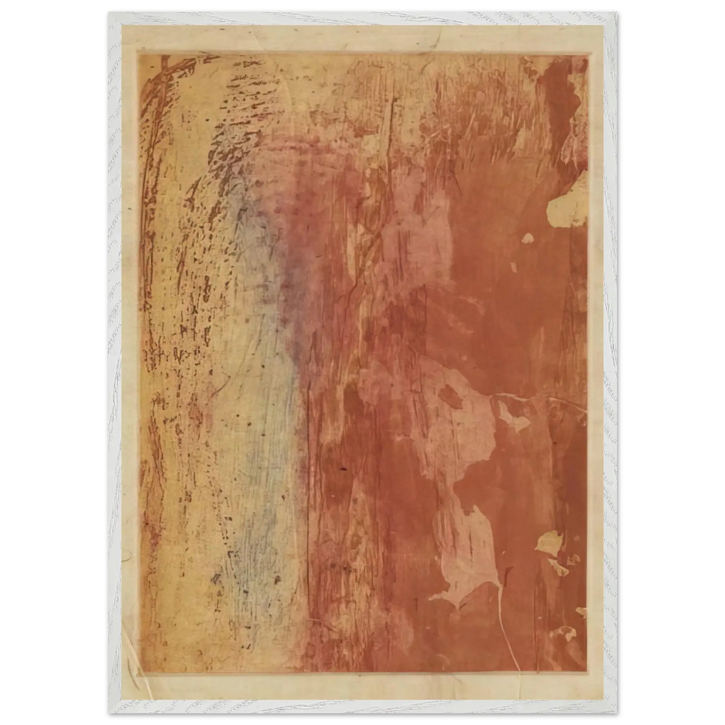 Helen Frankenthaler - Ganymede - 1978 Wall art - 13x18 cm / 5x7 Inches - Premium Wooden Framed Poster With Fine Art Paper - Wood frame