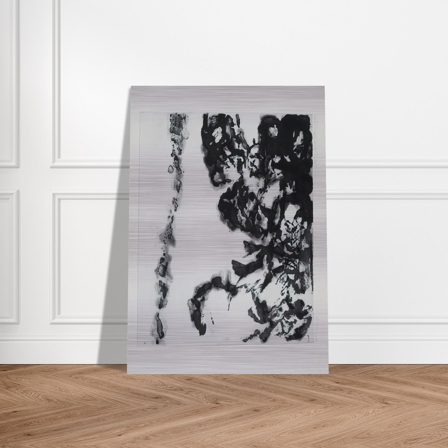 EULOGY ON THE EXTREMELY DELICATE THINGS 1993 - Zao Wou-Ki Brushed Aluminum Print - 70x100 cm / 28x40 inches | Zao Wou-Ki Aluminum Print | Zao Wou-Ki Prints