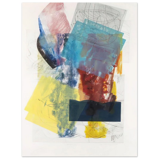 Sam Gilliam - Aviation 3  75x100 cm / 30x40inches Fine Art Poster