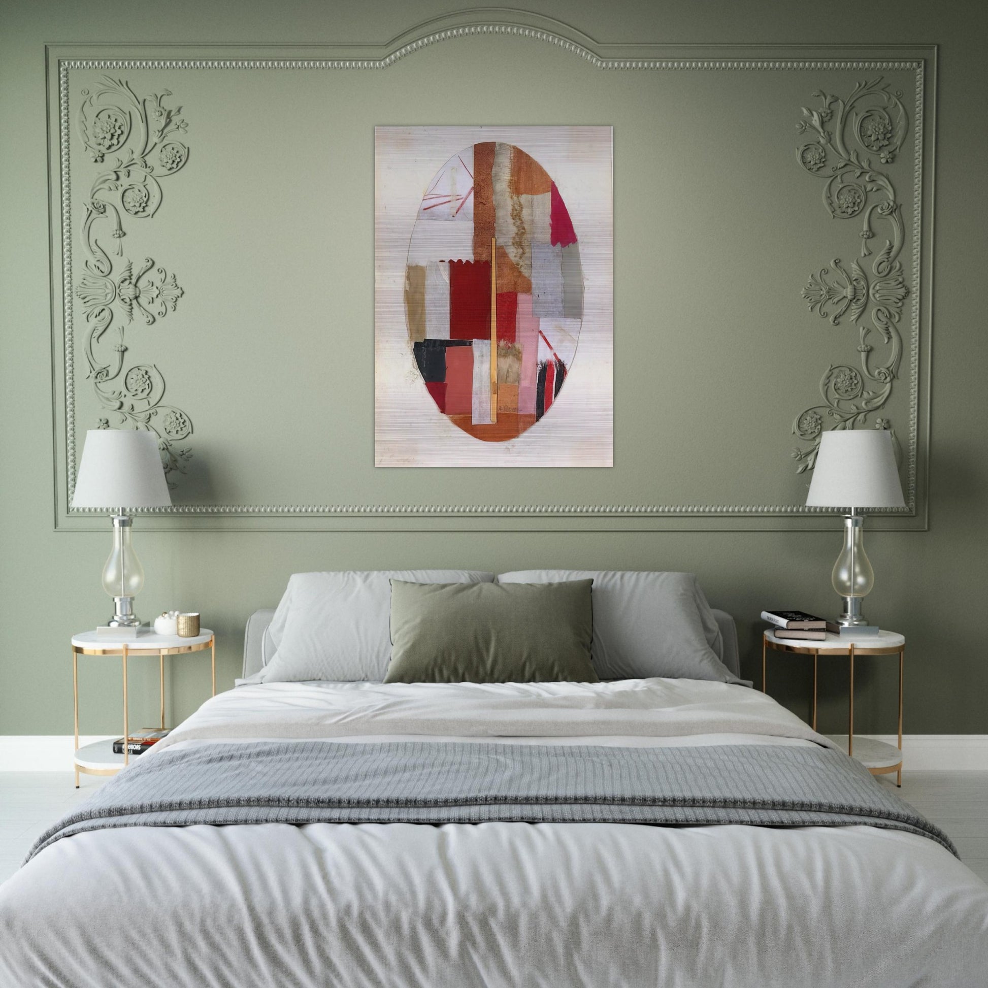 Number 57 - 1950 - Anne Ryan Brushed Aluminum Print - 70x100 cm / 28x40 inches | Anne Ryan Aluminum Print | Anne Ryan Prints