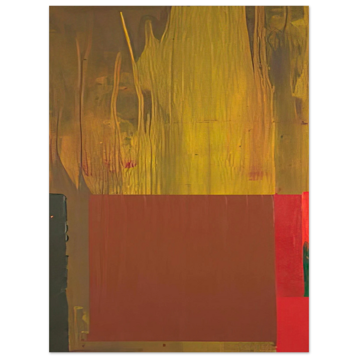 John Hoyland - 25. 4. 69 - 1969  75x100 cm / 30x40inches Fine Art Poster