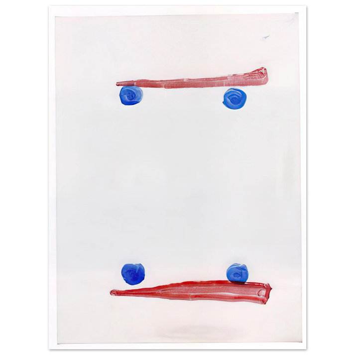 Raoul De Keyser - Opponents - 2007  75x100 cm / 30x40inches Fine Art Poster