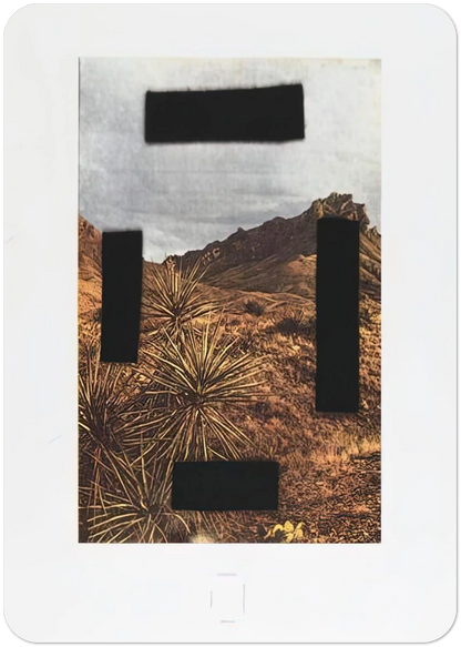 NOOSE AROUND YOUR NECK COUNTRY CITYSCAPES SERIES 2001 By Edward Ruscha Pack of 10 Post Cards | Edward Ruscha Post Cards | A6 (10.5 x 14.8 cm) - 4.1 x 5.8 inches