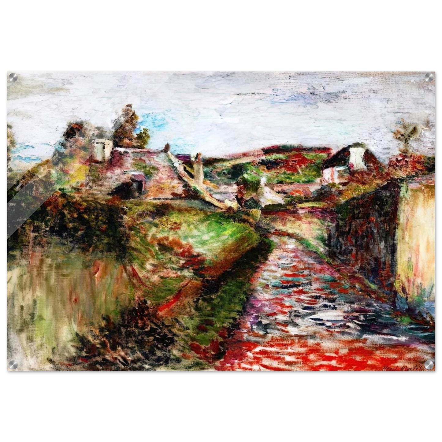 VIEW OF BELLE ILE 1897 - Henri Matisse Acrylic Print - 70x100 cm / 28x40″ inches