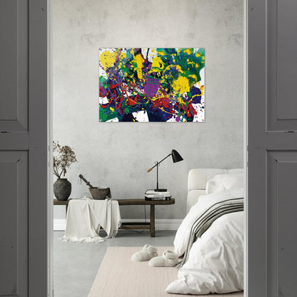 Untitled  SFP94-107 SFF1751  - Sam Francis Acrylic Print - 70x100 cm / 28x40″ inches