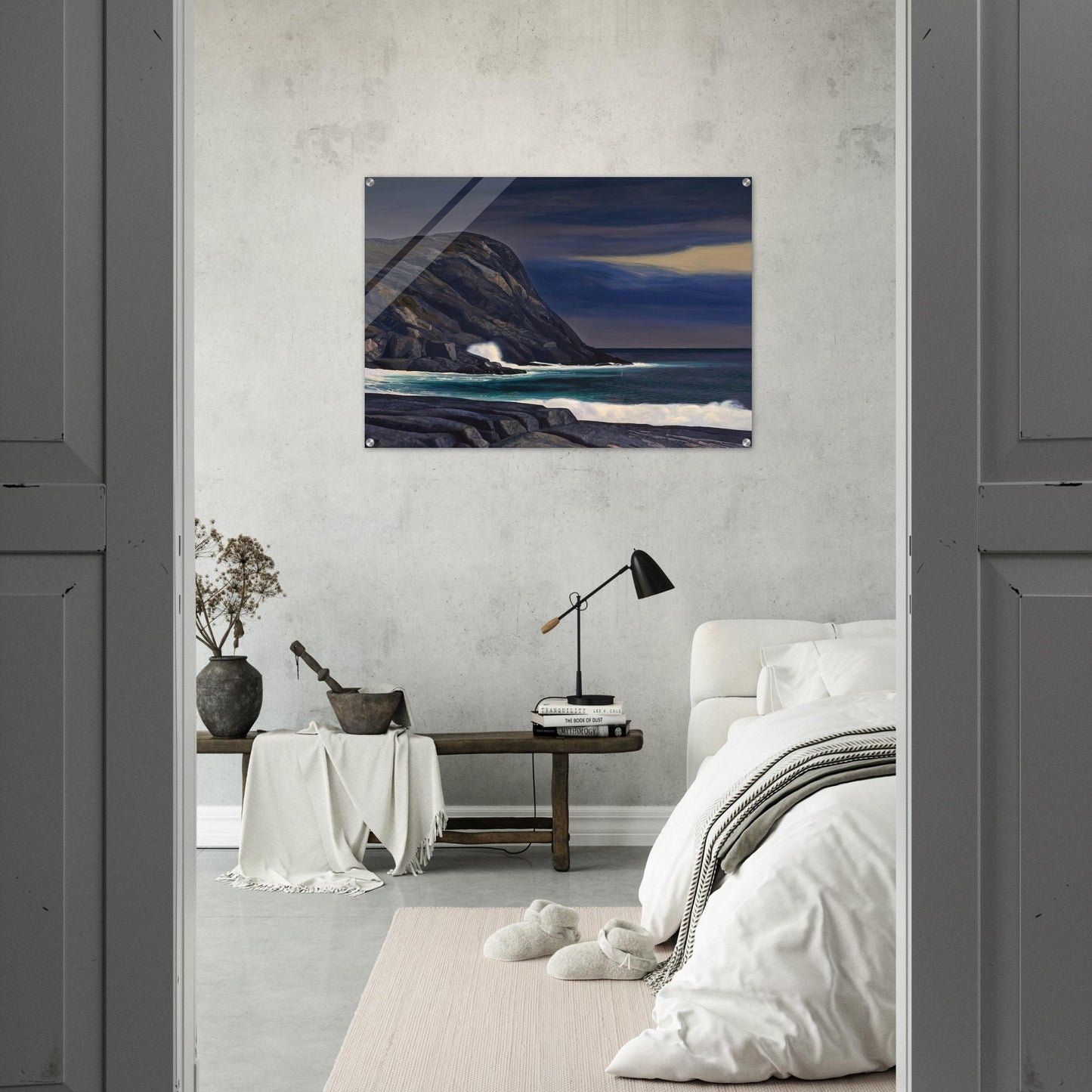 Brewing Storm, Monhegan - Rockwell Kent Acrylic Print - 70x100 cm / 28x40″ inches