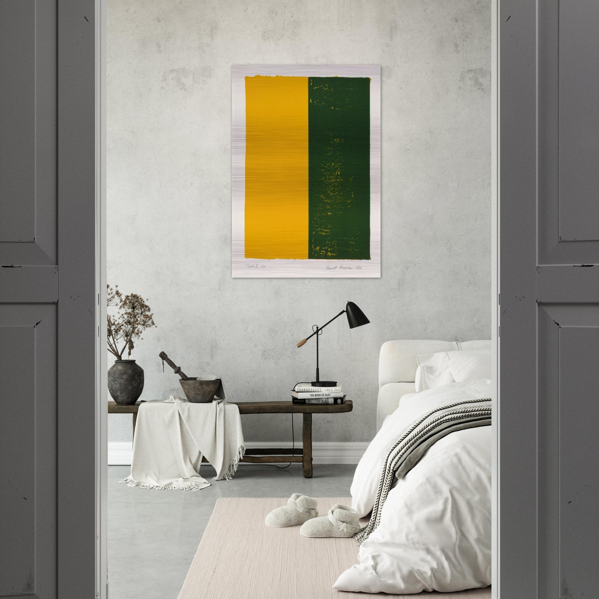Canto X - Barnett Newman Brushed Aluminum Print - 70x100 cm / 28x40 inches | Barnett Newman Aluminum Print | Barnett Newman Prints