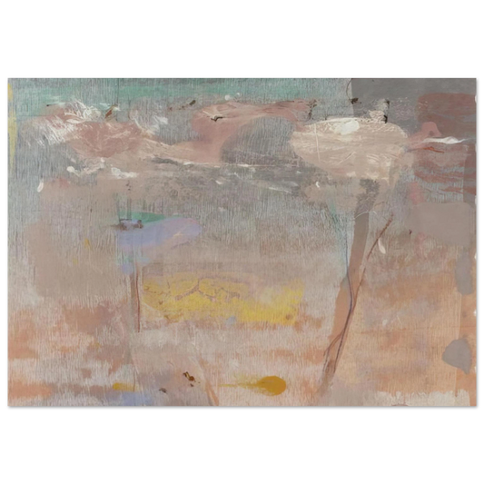 Helen Frankenthaler - Monotype I - 1981 Wall art - 13x18 cm / 5x7 inches - Fine Art Poster-canvas - -