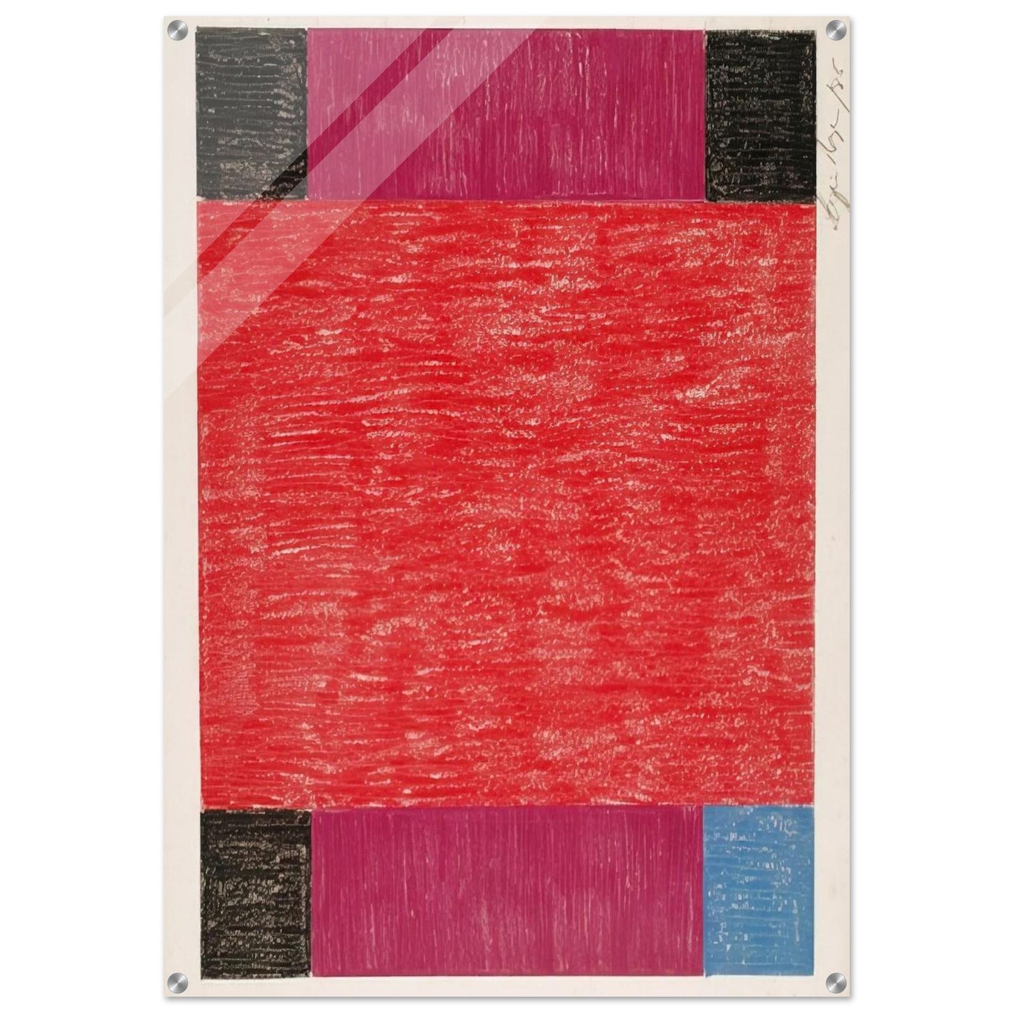 Drawing - 1985 - Lygia Pape Acrylic Print - 70x100 cm / 28x40″ inches | Lygia Pape Wall Art | Lygia Pape Prints