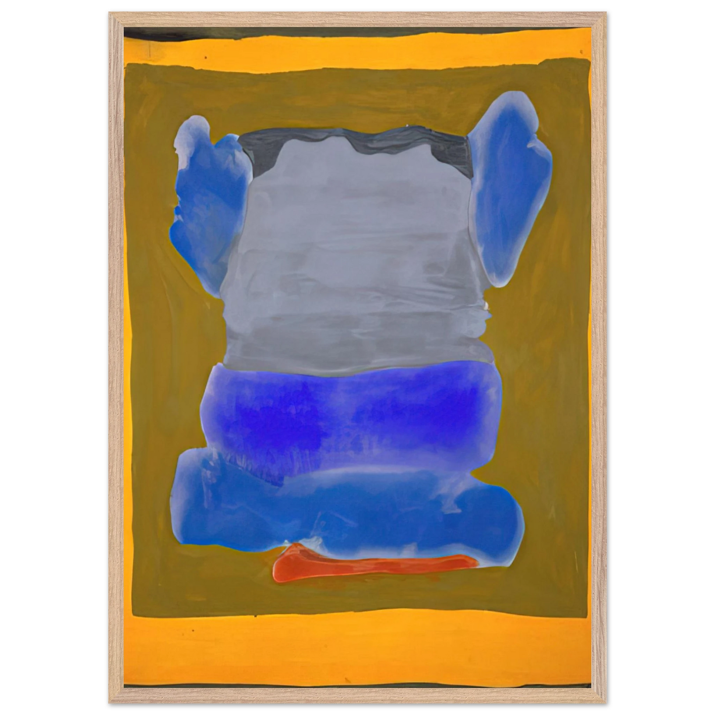Helen Frankenthaler - Buddha s Court - 1964 Wall art - A2 (42 x 59.4  cm) - Fine Art Poster-canvas - -