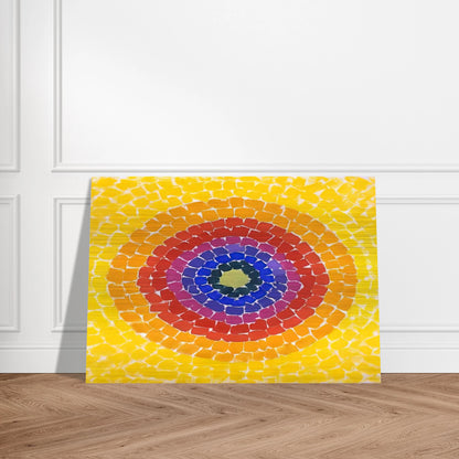RESSURECTION 1966 - Alma Woodsey Thomas Brushed Aluminum Print - 70x100 cm / 28x40 inches | Alma Woodsey Thomas Aluminum Print | Alma Woodsey Thomas Prints