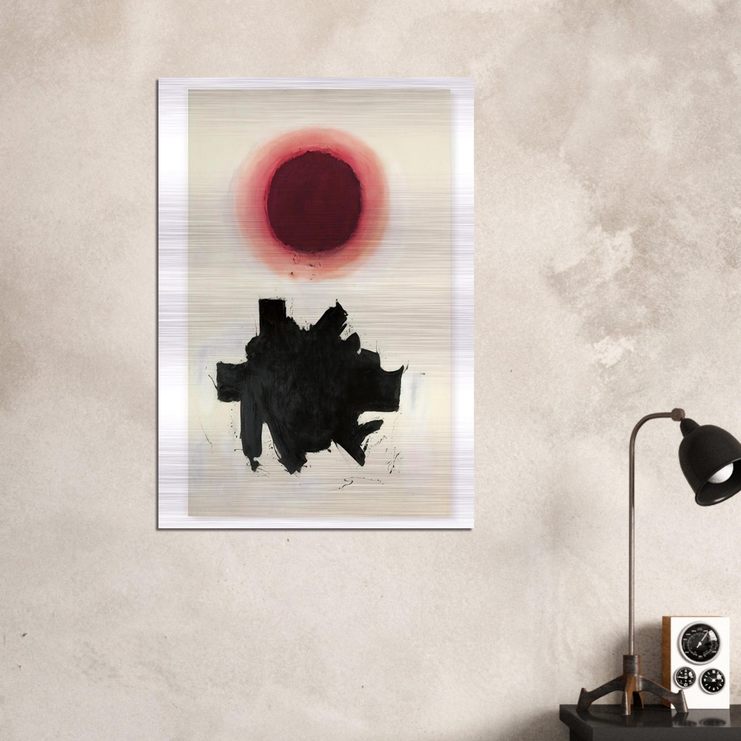 Cool Blast - 1960 - Adolph Gottlieb Brushed Aluminum Print - 70x100 cm / 28x40 inches | Adolph Gottlieb Aluminum Print | Adolph Gottlieb Prints