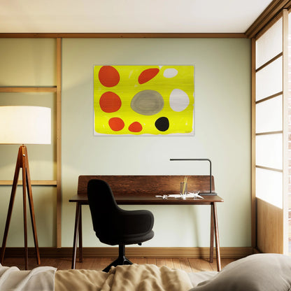 GREY OVAL 1975 - Alexander Calder Brushed Aluminum Print - 70x100 cm / 28x40 inches | Alexander Calder Aluminum Print | Alexander Calder Prints
