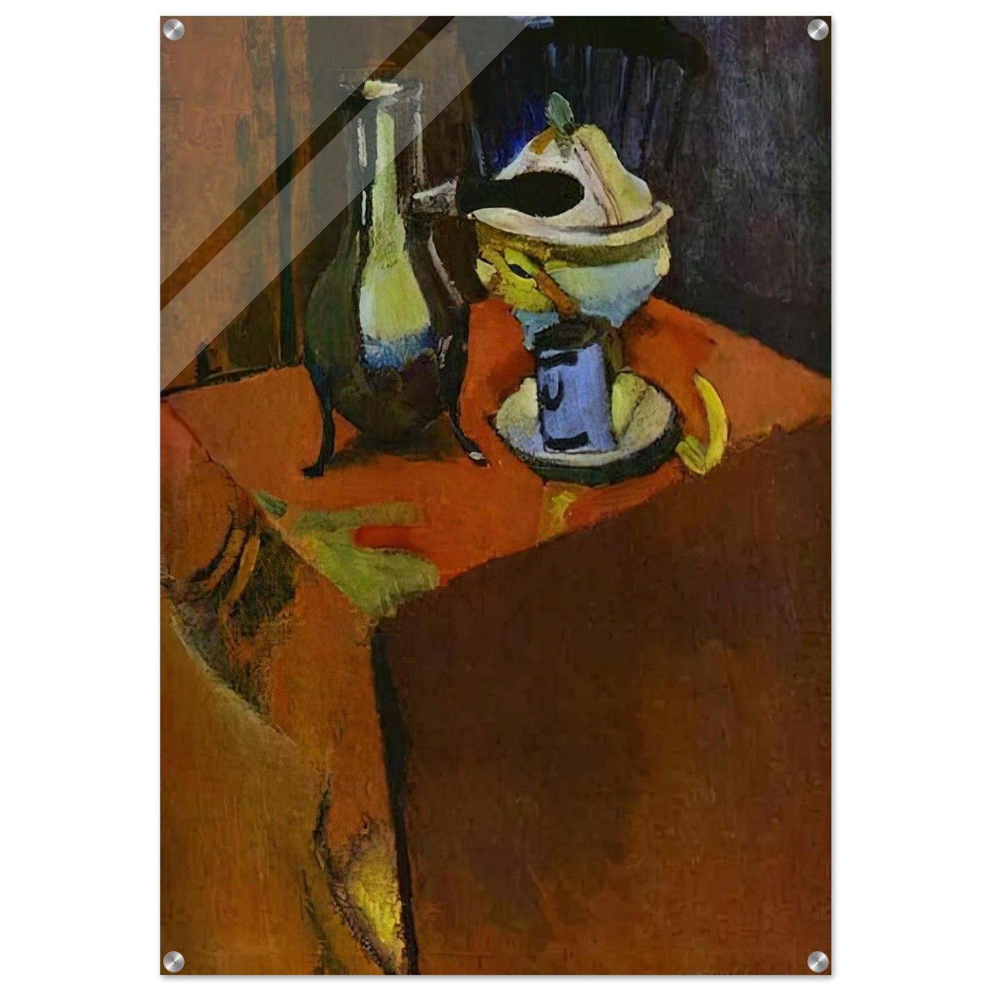 DISHES ON A TABLE 1900 - Henri Matisse Acrylic Print - 70x100 cm / 28x40″ inches