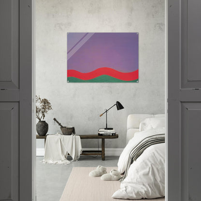 Out - Al Held Acrylic Print - 70x100 cm / 28x40″ inches